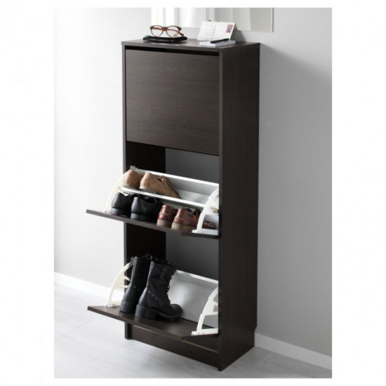 Sideboard BISSA 49x135 cm IKEA 502.484.28 black/brown Sideboard BISSA 49x135 cm IKEA 502.484.28 black/brown