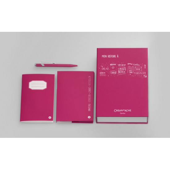 Set Caran d'Ache Pen 849 Purple + Notebook in gift box (7630002334471) Set Caran d'Ache Pen 849 Purple + Notebook in gift box (7630002334471)