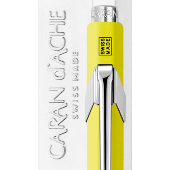 Ручка Caran d'Ache 849 Pop Line Fluo Жовта + box (7630002316811) Ручка Caran d'Ache 849 Pop Line Fluo Жовта + box (7630002316811)