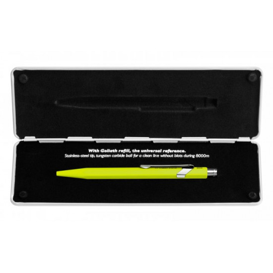 Ручка Caran d'Ache 849 Pop Line Fluo Жовта + box (7630002316811) Ручка Caran d'Ache 849 Pop Line Fluo Жовта + box (7630002316811)