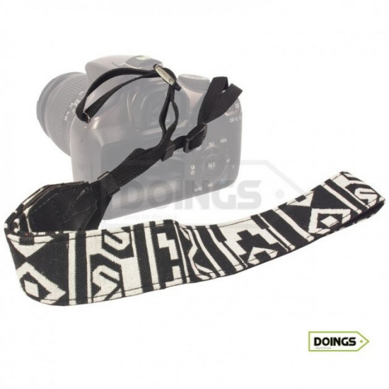 Ремінь нашійний для фотокамери - Ethnic Straps BW Ремінь нашійний для фотокамери - Ethnic Straps BW