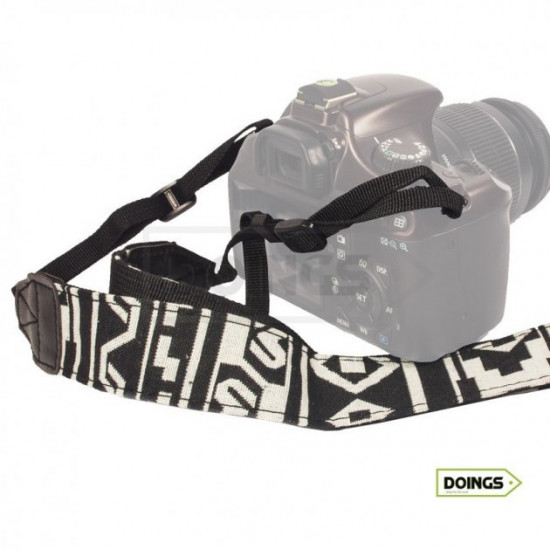 Ремінь нашійний для фотокамери - Ethnic Straps BW Ремінь нашійний для фотокамери - Ethnic Straps BW