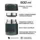 Термос пищевой PowerPlay 9003 Серый 500 мл (PP_9003_500ml_Grey) Термос пищевой PowerPlay 9003 Серый 500 мл (PP_9003_500ml_Grey)