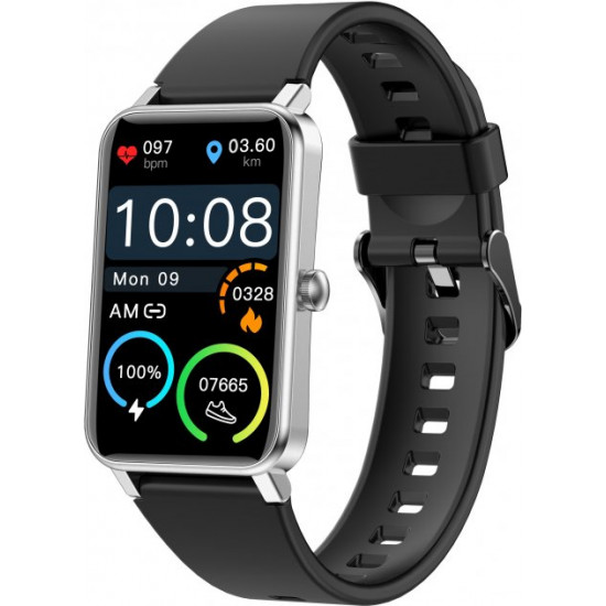 Смарт-годинник Globex Smart Watch Fit Silver (4820183720801) Смарт-годинник Globex Smart Watch Fit Silver (4820183720801)