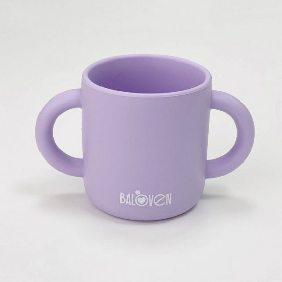 Силіконова чашка дитяча Хмара Lilac Силіконова чашка дитяча Хмара Lilac