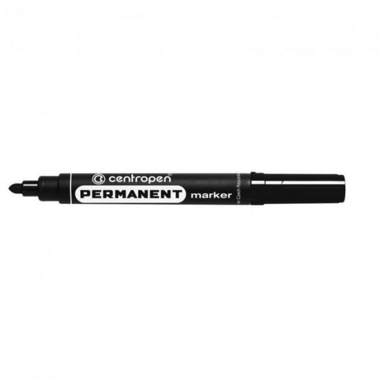 Set of permanent markers Centropen 2.5 mm 10 pcs Black (8566) Set of permanent markers Centropen 2.5 mm 10 pcs Black (8566)