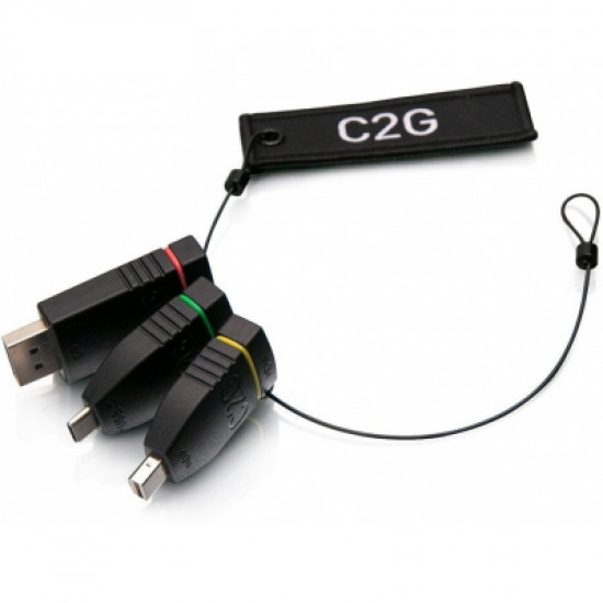 Перехідник C2G Ring HDMI для міні DP DP USB-C kit (CG84268) Перехідник C2G Ring HDMI для міні DP DP USB-C kit (CG84268)
