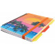 Notebook Optima Miami 100 l with dividers B6 cage (O20358-18) Notebook Optima Miami 100 l with dividers B6 cage (O20358-18)