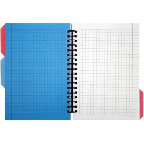 Notebook Optima Miami 100 l with dividers B6 cage (O20358-18) Notebook Optima Miami 100 l with dividers B6 cage (O20358-18)