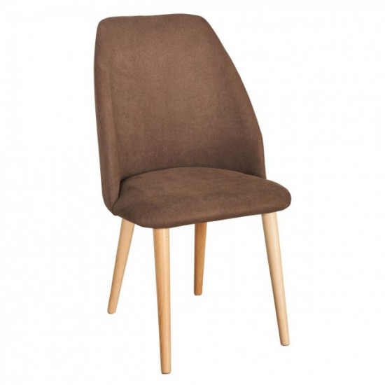 Chair for kitchen, cafe, bar beech wood/Fuji fabric Brown Allegro Furniture Service Chair for kitchen, cafe, bar beech wood/Fuji fabric Brown Allegro Furniture Service