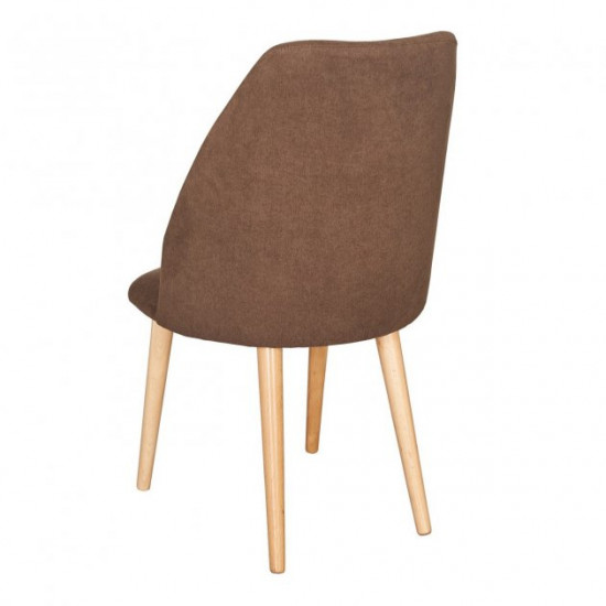 Chair for kitchen, cafe, bar beech wood/Fuji fabric Brown Allegro Furniture Service Chair for kitchen, cafe, bar beech wood/Fuji fabric Brown Allegro Furniture Service