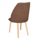 Chair for kitchen, cafe, bar beech wood/Fuji fabric Brown Allegro Furniture Service Chair for kitchen, cafe, bar beech wood/Fuji fabric Brown Allegro Furniture Service