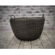 Woodcutter, wicker basket with strong handmade artificial rattan handles 65 l Woodcutter, wicker basket with strong handmade artificial rattan handles 65 l
