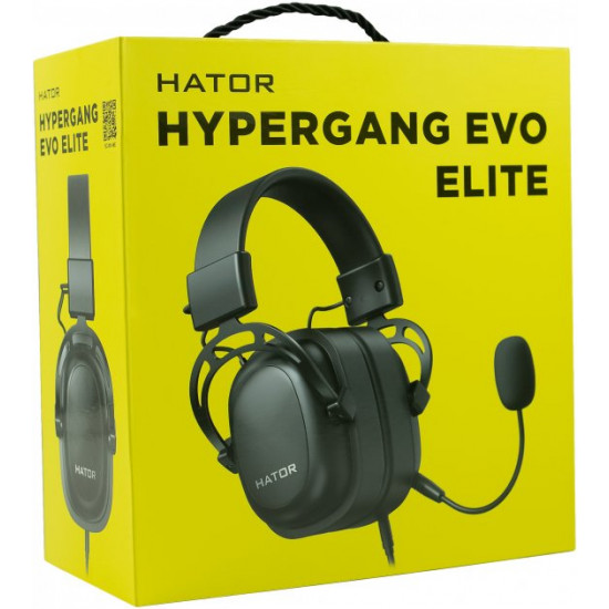 Навушники Hator Hypergang EVO Elite Black (HTA-830) Навушники Hator Hypergang EVO Elite Black (HTA-830)