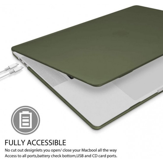 Чохол-накладка Fruct AirNW13 для MacBook Air 13 (2018-2021 M1) Матовий Оливковий
