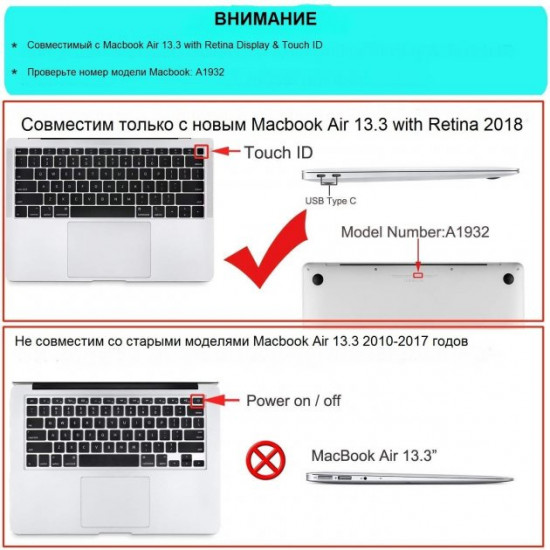 Чохол-накладка Fruct AirNW13 для MacBook Air 13 (2018-2021 M1) Матовий Фіолетовий Чохол-накладка Fruct AirNW13 для MacBook Air 13 (2018-2021 M1) Матовий Фіолетовий