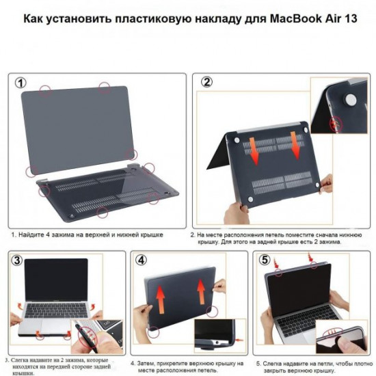 Чохол-накладка Fruct AirNW13 для MacBook Air 13 (2018-2021 M1) Матовий Фіолетовий Чохол-накладка Fruct AirNW13 для MacBook Air 13 (2018-2021 M1) Матовий Фіолетовий