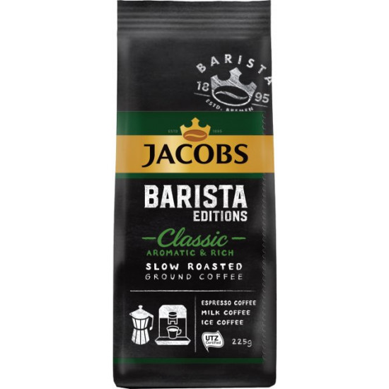 Кава мелена Jacobs Barista Editions Classic 225 г (8714599103821) Кава мелена Jacobs Barista Editions Classic 225 г (8714599103821)