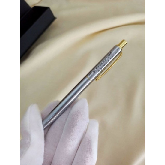 Betkhoven Premium Class Steel Name Pen with Individual Engraving in a Black Gift Box. Betkhoven Premium Class Steel Name Pen with Individual Engraving in a Black Gift Box.