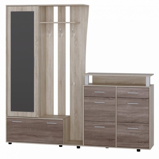Hallway Everest set Aveo 2 and Shoe cabinet TO 3 Combi Sonoma Truffle Hallway Everest set Aveo 2 and Shoe cabinet TO 3 Combi Sonoma Truffle