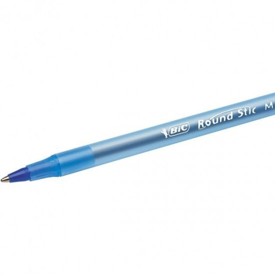Set of ballpoint pens 60 pcs. Bic Round Stic, blue, 0.32 mm (bc921403) Set of ballpoint pens 60 pcs. Bic Round Stic, blue, 0.32 mm (bc921403)