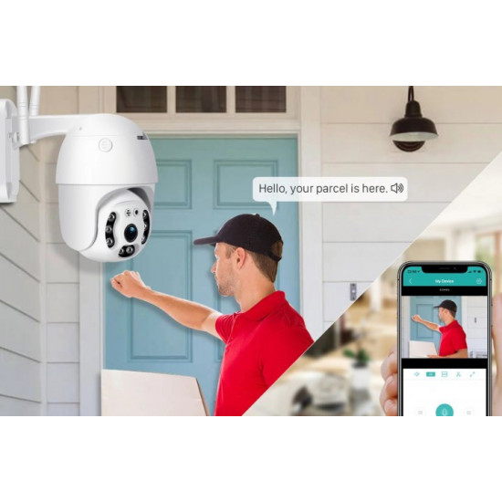 Вулична Smart Net Camera відеоспостереження UKC Wi-Fi V380 C6 Pro Вулична Smart Net Camera відеоспостереження UKC Wi-Fi V380 C6 Pro