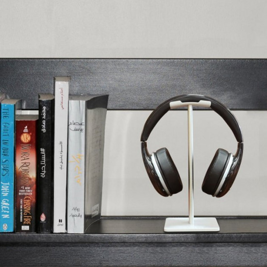 Headphone stand organizer headset on a non-slip basis New Bee NB-Z1W White Headphone stand organizer headset on a non-slip basis New Bee NB-Z1W White