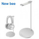 Headphone stand organizer headset on a non-slip basis New Bee NB-Z2 Silver Headphone stand organizer headset on a non-slip basis New Bee NB-Z2 Silver
