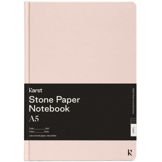Notebook Karst Notebook A5 144 dotted pages Pink Peony (754169025137) Notebook Karst Notebook A5 144 dotted pages Pink Peony (754169025137)