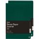 Notebook set Karst Journal A5 104 pages Line + Unlined Forest green (754169024963) Notebook set Karst Journal A5 104 pages Line + Unlined Forest green (754169024963)