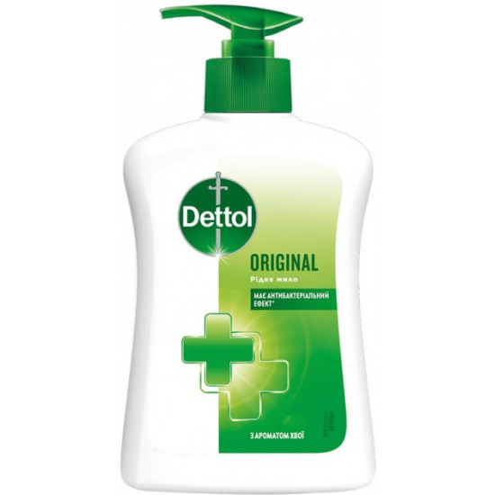 Рідке мило Dettol Original з антибактеріальним ефектом 200 мл (6001106108991)