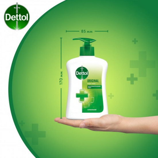 Рідке мило Dettol Original з антибактеріальним ефектом 200 мл (6001106108991)