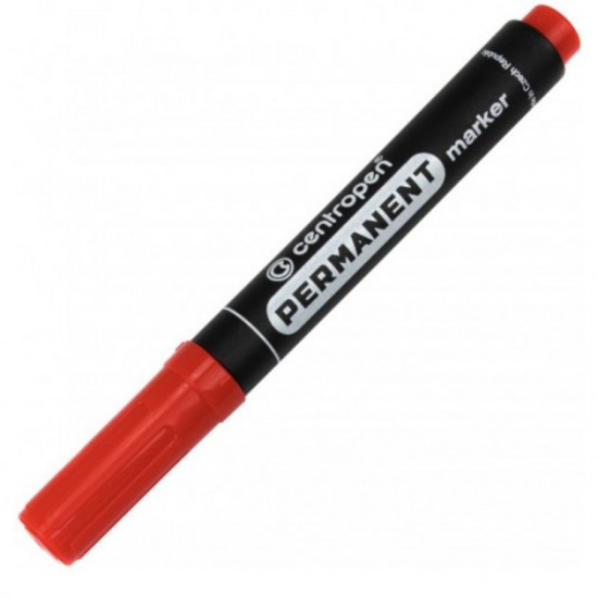Marker Centropen Permanent 2.5 mm round red (8566) Marker Centropen Permanent 2.5 mm round red (8566)