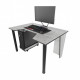 Геймерский игровой стол ZEUS™ GAMER-1 бетон/черный Геймерский игровой стол ZEUS™ GAMER-1 бетон/черный