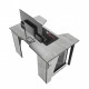 Геймерский игровой стол ZEUS™ GAMER-1 бетон/черный Геймерский игровой стол ZEUS™ GAMER-1 бетон/черный