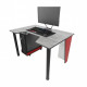 Геймерский игровой стол ZEUS™ GAMER-1 красный/бетон Геймерский игровой стол ZEUS™ GAMER-1 красный/бетон