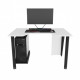 Геймерский игровой стол ZEUS™ GAMER-1 белый/черный Геймерский игровой стол ZEUS™ GAMER-1 белый/черный