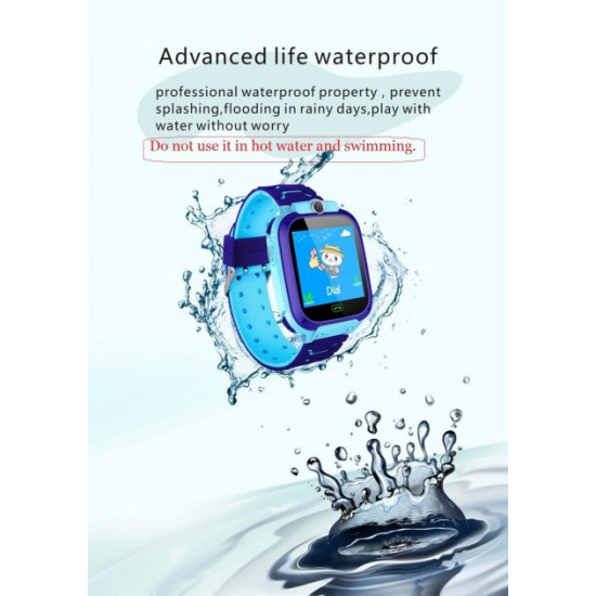 Дитячий Смарт Годинник Smart Baby Watch Q12 SIM / LBS Блакитний Дитячий Смарт Годинник Smart Baby Watch Q12 SIM / LBS Блакитний