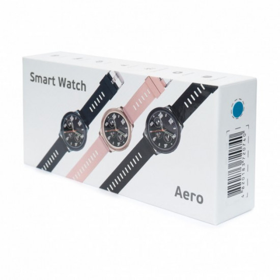 Розумний годинник Globex Smart Watch Me AERO (Blue) Розумний годинник Globex Smart Watch Me AERO (Blue)