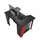 Геймерский игровой стол ZEUS™ GAMER-1 красный/черный Геймерский игровой стол ZEUS™ GAMER-1 красный/черный