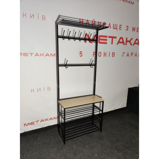 Прихожая металлическая CHC2 J4 LOFT Метакам 60х30х192 см Черный Матовый Прихожая металлическая CHC2 J4 LOFT Метакам 60х30х192 см Черный Матовый