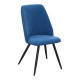 Allegro chair 930*530*550 Wenge wood/fabric Simple color Blue Furniture Service Allegro chair 930*530*550 Wenge wood/fabric Simple color Blue Furniture Service
