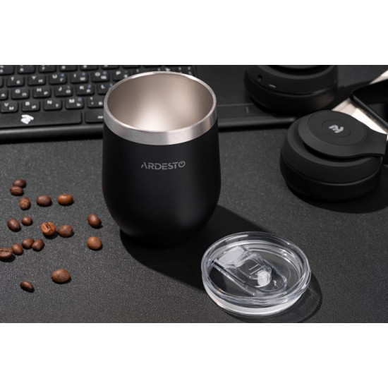Термочашка Ardesto Compact Mug 350 мл Чорна (AR2635MMB) Термочашка Ardesto Compact Mug 350 мл Чорна (AR2635MMB)