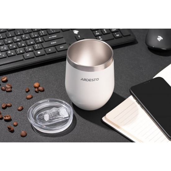 Термочашка Ardesto Compact Mug 350 мл Белая (AR2635MMW) Термочашка Ardesto Compact Mug 350 мл Белая (AR2635MMW)