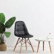 Dining chair SDM-Group Tower Soft, beech legs, black Dining chair SDM-Group Tower Soft, beech legs, black