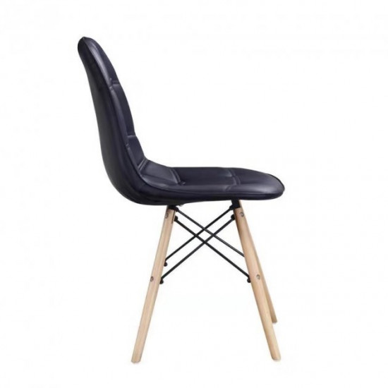 Dining chair SDM-Group Tower Soft, beech legs, black Dining chair SDM-Group Tower Soft, beech legs, black