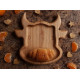 Children's plate Bull, dishes for children made of wood, eco-ware MDA 175x170x20 mm (MDK-14) Children's plate Bull, dishes for children made of wood, eco-ware MDA 175x170x20 mm (MDK-14)