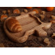 Children's plate Bull, dishes for children made of wood, eco-ware MDA 175x170x20 mm (MDK-14) Children's plate Bull, dishes for children made of wood, eco-ware MDA 175x170x20 mm (MDK-14)