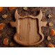 Children's plate Bull, dishes for children made of wood, eco-ware MDA 175x170x20 mm (MDK-14) Children's plate Bull, dishes for children made of wood, eco-ware MDA 175x170x20 mm (MDK-14)