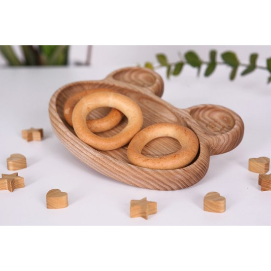 Children's plate Frog, dishes for children made of wood, eco-friendly dishes MDA 150x200x20 mm (MDK-17) Children's plate Frog, dishes for children made of wood, eco-friendly dishes MDA 150x200x20 mm (MDK-17)